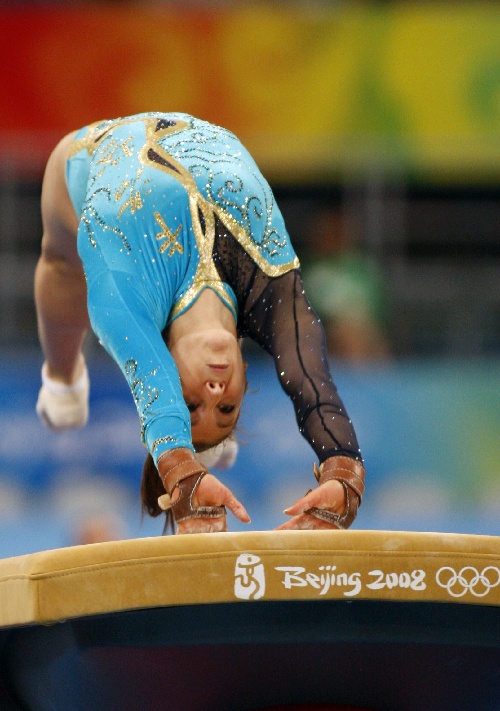 跳马选手表现稳定，备战全力冲刺